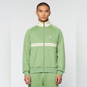 Sergio Tacchini DALLAS TRACK JACKET ARCHIVIO- JADE GREEN/ PEARL IVORY & Pant set